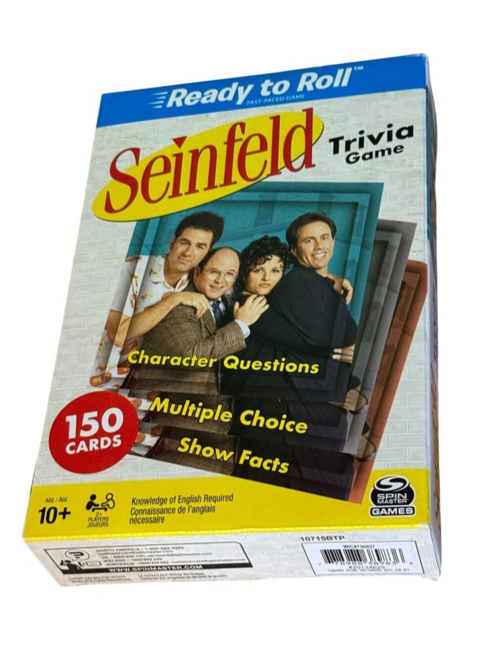 Seinfeld Trivia Game – Spin Master – 150 Cards – NEW